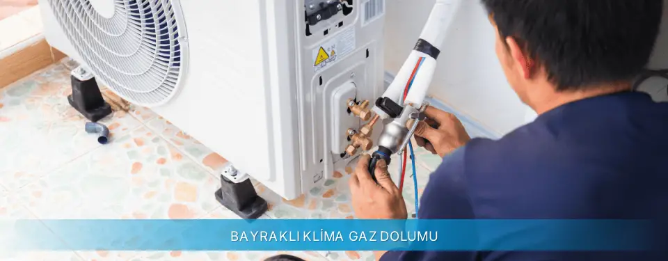 Bayraklı İlçemi Gree Klima Gaz Dolumu